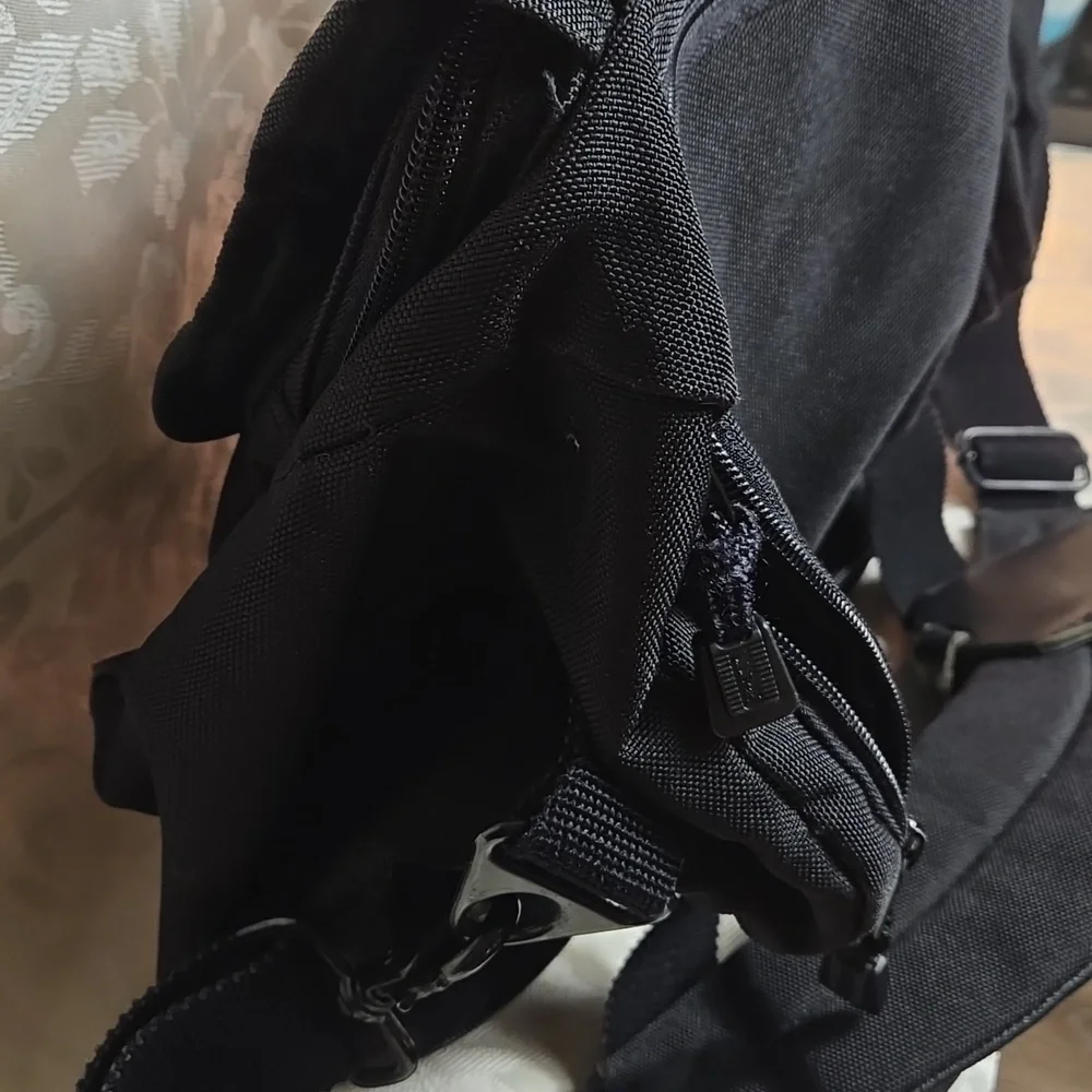 L.L. Bean Black Fabric Small Duffle Bag